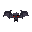 dark fantasy bat with red eyes