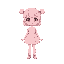 make a cute little light pink girl 