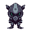 vortex armor terraria, front face, pixel, full armor, terraria style, 2d , with helmet, pixel art