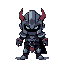 vortex armor terraria, front face, pixel, full armor, terraria style, 2d , with helmet, pixel art, terraria version