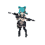 female shooter