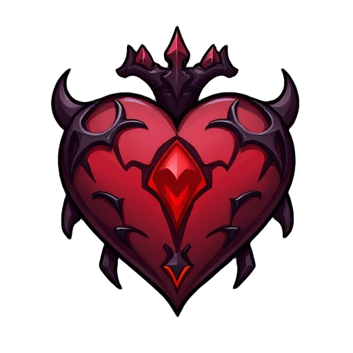 evil fantasy heart