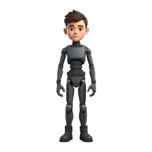 a simple neutral gendered adventure game character with realistic detail. a crash dummy/doll type character.