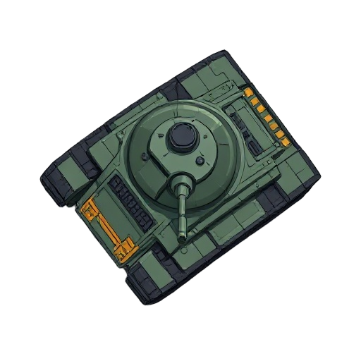 create sci-fi style tank for a for top down tank game