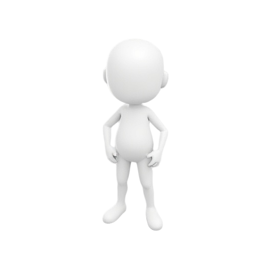 idk a plain white and featureless character?