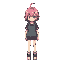 make a character with pink hair