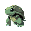 a space turtle that is part turtle and part spac ebase