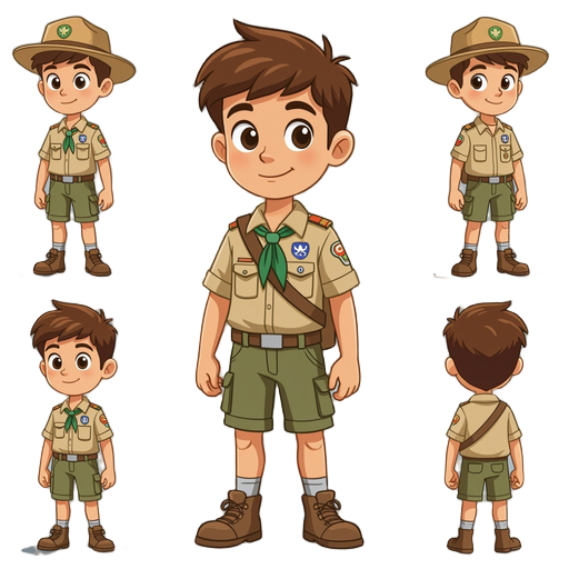 young boy scout