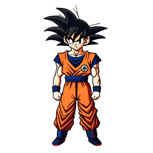 desenhe o goku