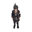 a top down, isometric, male hunter x hunter characters
