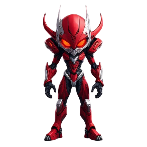 tech mach big evil red silver machine white almost shades red more skinny now edit eyes cyberpunk