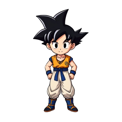 gohan dragon ball, mugen style