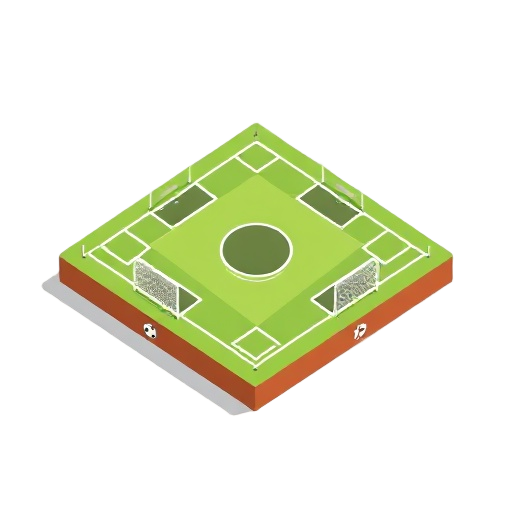 create an isometric cube that i can use as a soccer field