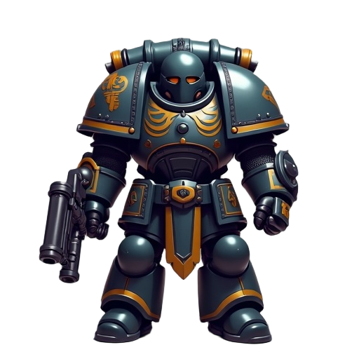 deathwatch faction knight from warhammer 40k