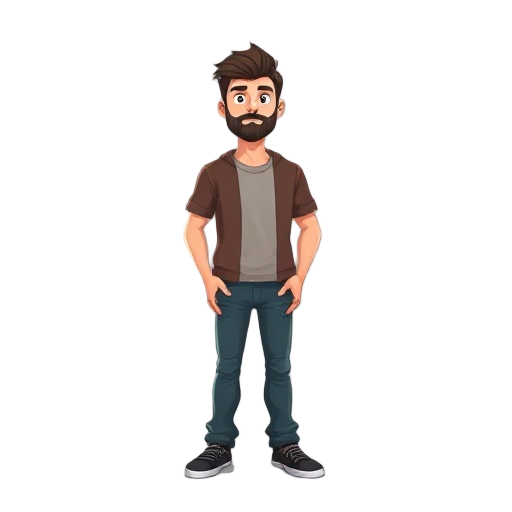 create 2d man for game