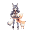 ahri from league of legends, kitsune, kumiho, poket