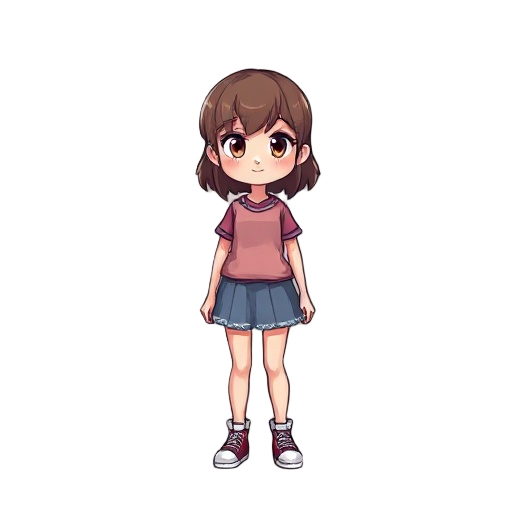 one girl