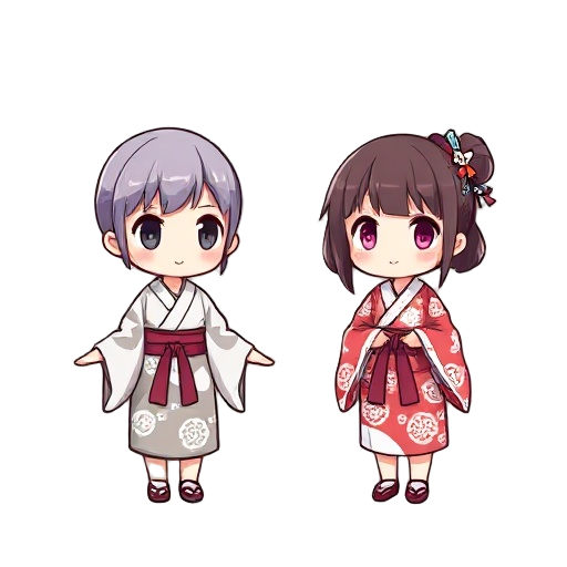 miko, yukata, kimono,