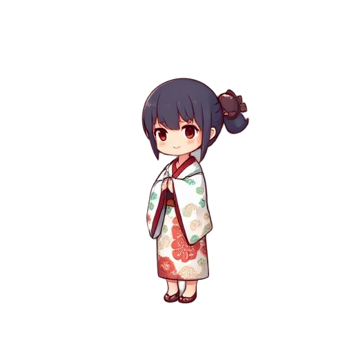 miko, yukata, kimono,