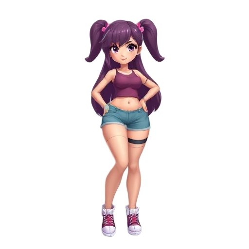 a girl a big thigh