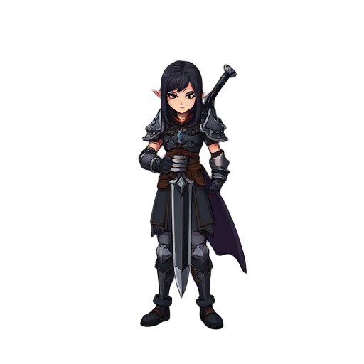kael rive,dark sword,metroidvania,modren