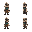 gere séries de sprite-sheets para um personagem de jogo 2d (side-scroller, vista lateral / perfil), utilizando a imagem de referência [character_kairos.png] como base estética e de design. o personagem deve manter exatamente o mesmo estilo, paleta de core