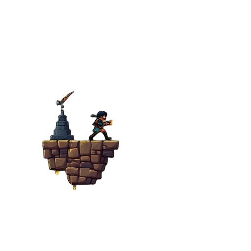 faça um jogo ao estilo prince of persia, um jogo 2d de plataforma no estilo side-scrollig, com armadilhas, laser, chão que cai e tudo aquilo que você achar necessário. o estilo gráfico é cyberpunk. o jogo é uma competição de quem chega ao ponto final sem 