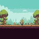 background for a packinko game like a sidescroller background