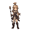 warrior girl with spear
