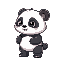 an adorable panda