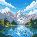 bob ross's "the grandeur of summer"