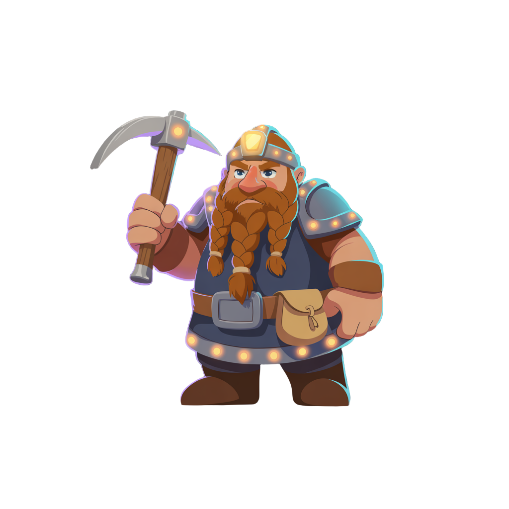 sd highest quality dwarf miner warrior