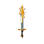 flaming sword