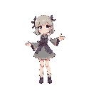 girl, medium hight, magic