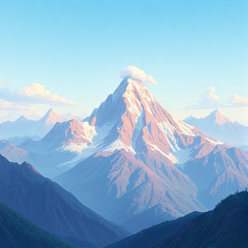 a background of some mountains, which looks fresh with air on the peaks