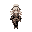 white haired desert punk female character