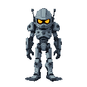 cyborg beaten up