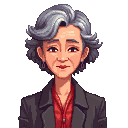 a asian old woman