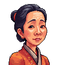 a asian old woman country