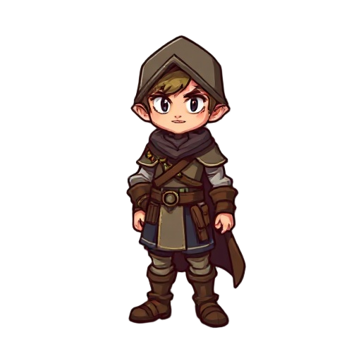 apprentice sprite medival-fantasy style jrpg style