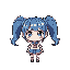twintail girl idle