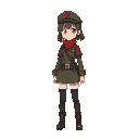 anime solder girl from red army