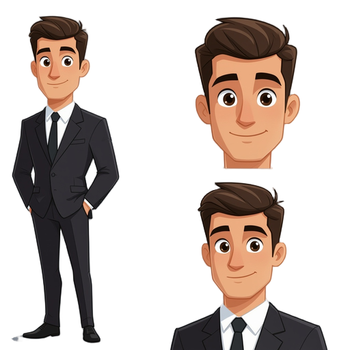 man black suit