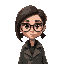 all emotion, a female detective, wearing glasses and a full-length coat.