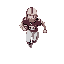 top down view of a football player running with the ball