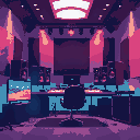 modern music production studio