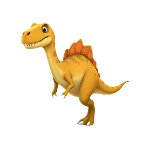 a dino walking