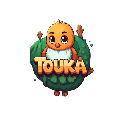 please create a splash screen logo for "touka"