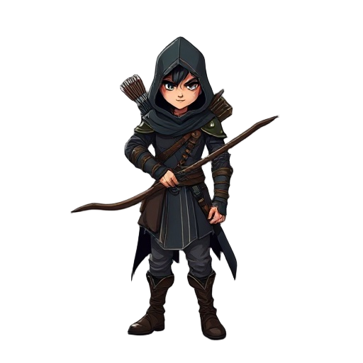 a dark fantasy inspired archer