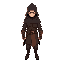 fantasy rogue character for topdown fantasy stealth action game